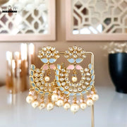 Kundan Pearl & Meenakari Chaandbalis