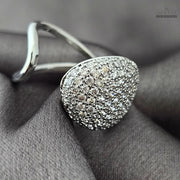 Dhaatu Unique Dome Pavé Crystal Ring