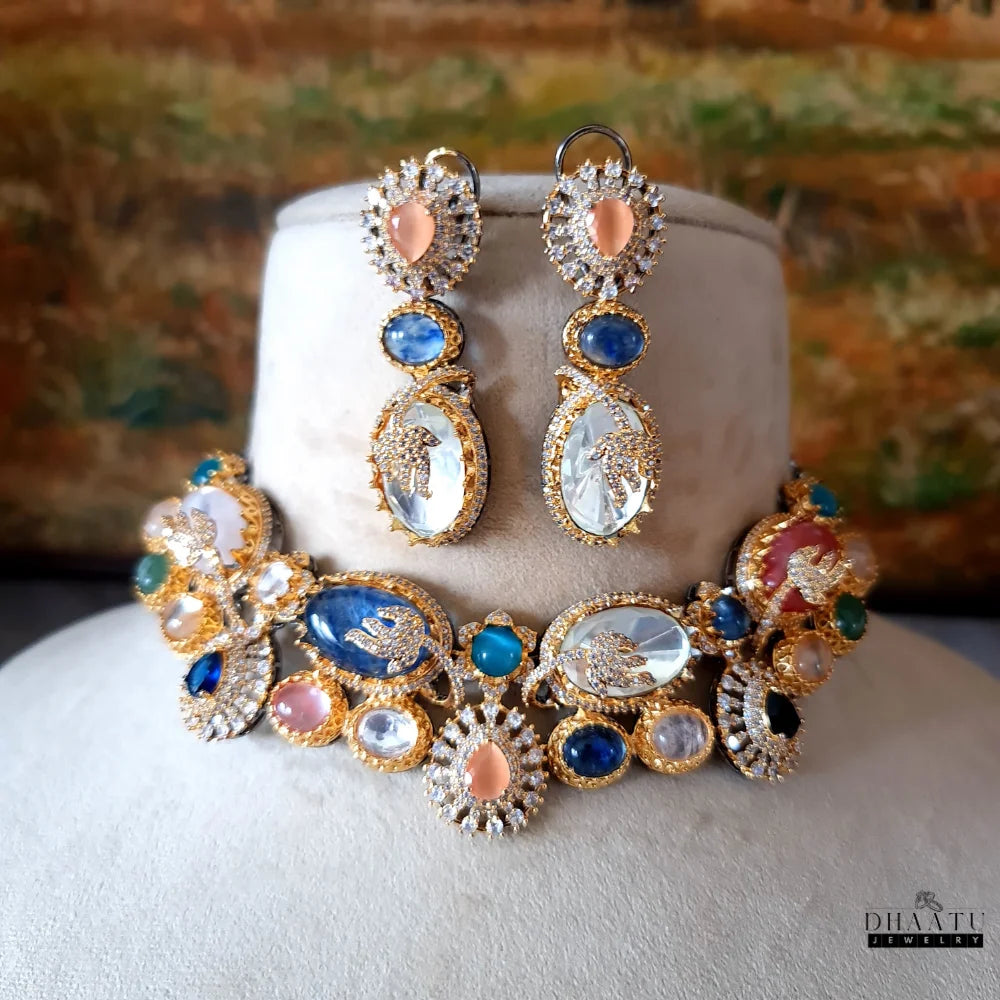 Rivaayat Collection: The 'Rani' Necklace & Earring Set