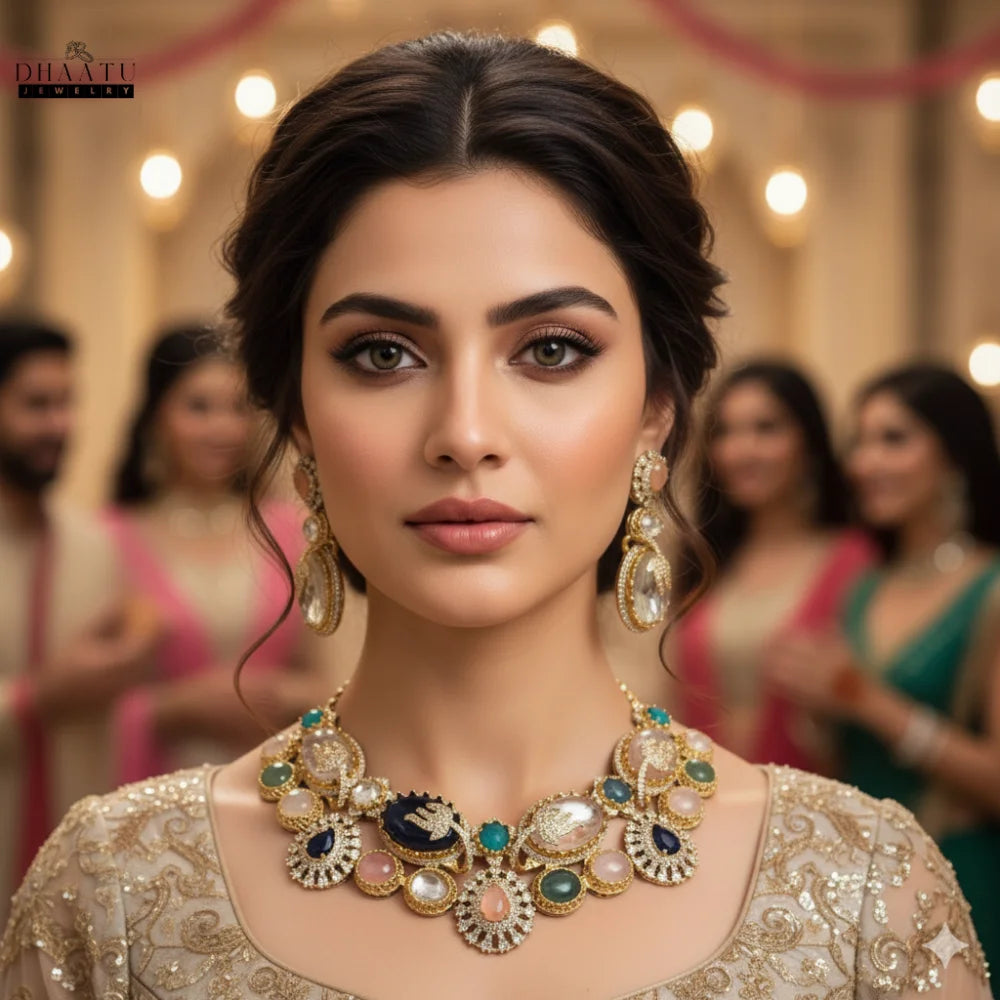 Rivaayat Collection: The 'Rani' Necklace & Earring Set