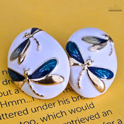 Dhaatu "Dragonfly Dreams" Enamel Studs