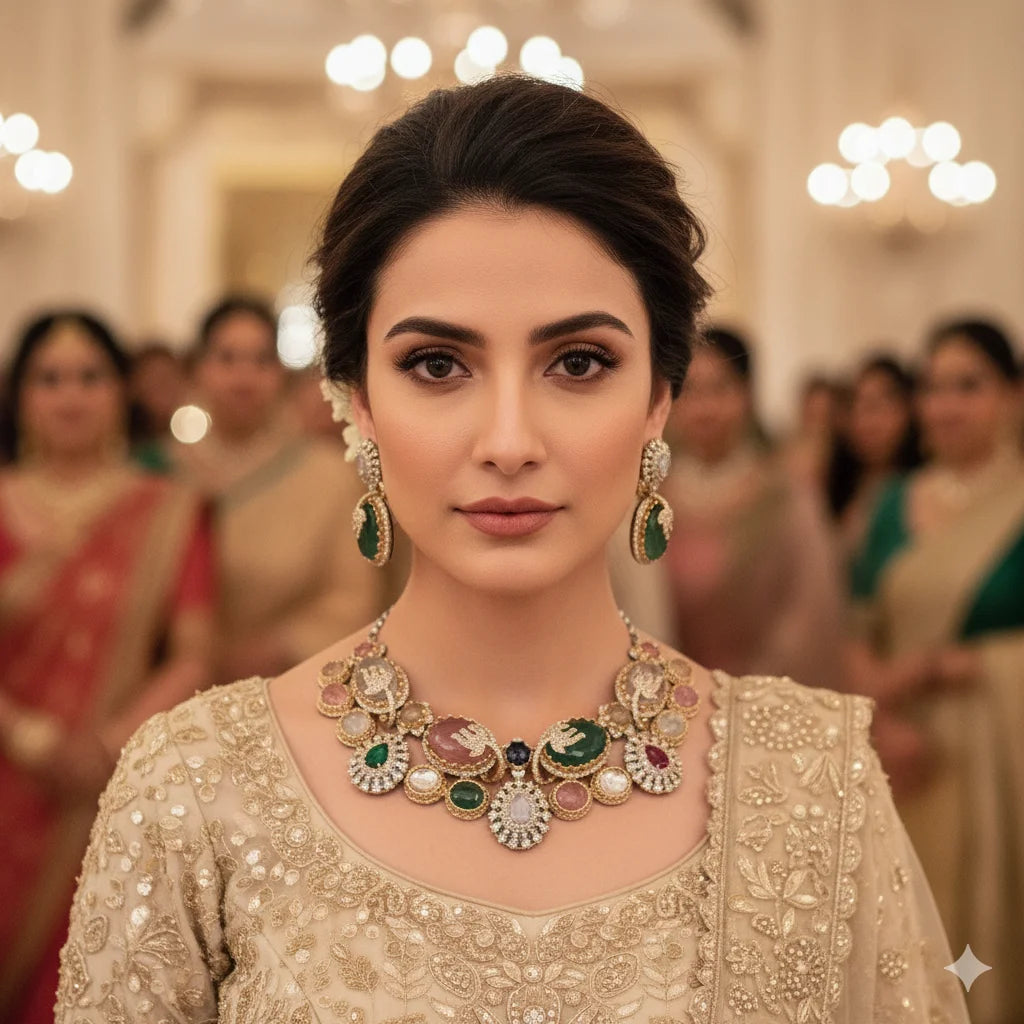 Rivaayat Collection: The 'Rani' Necklace & Earring Set