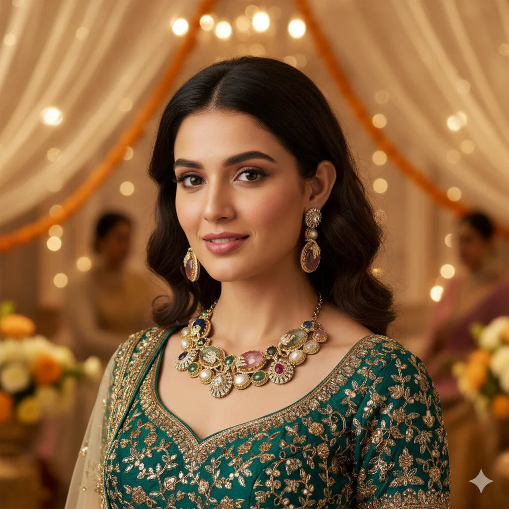 Rivaayat Collection: The 'Rani' Necklace & Earring Set