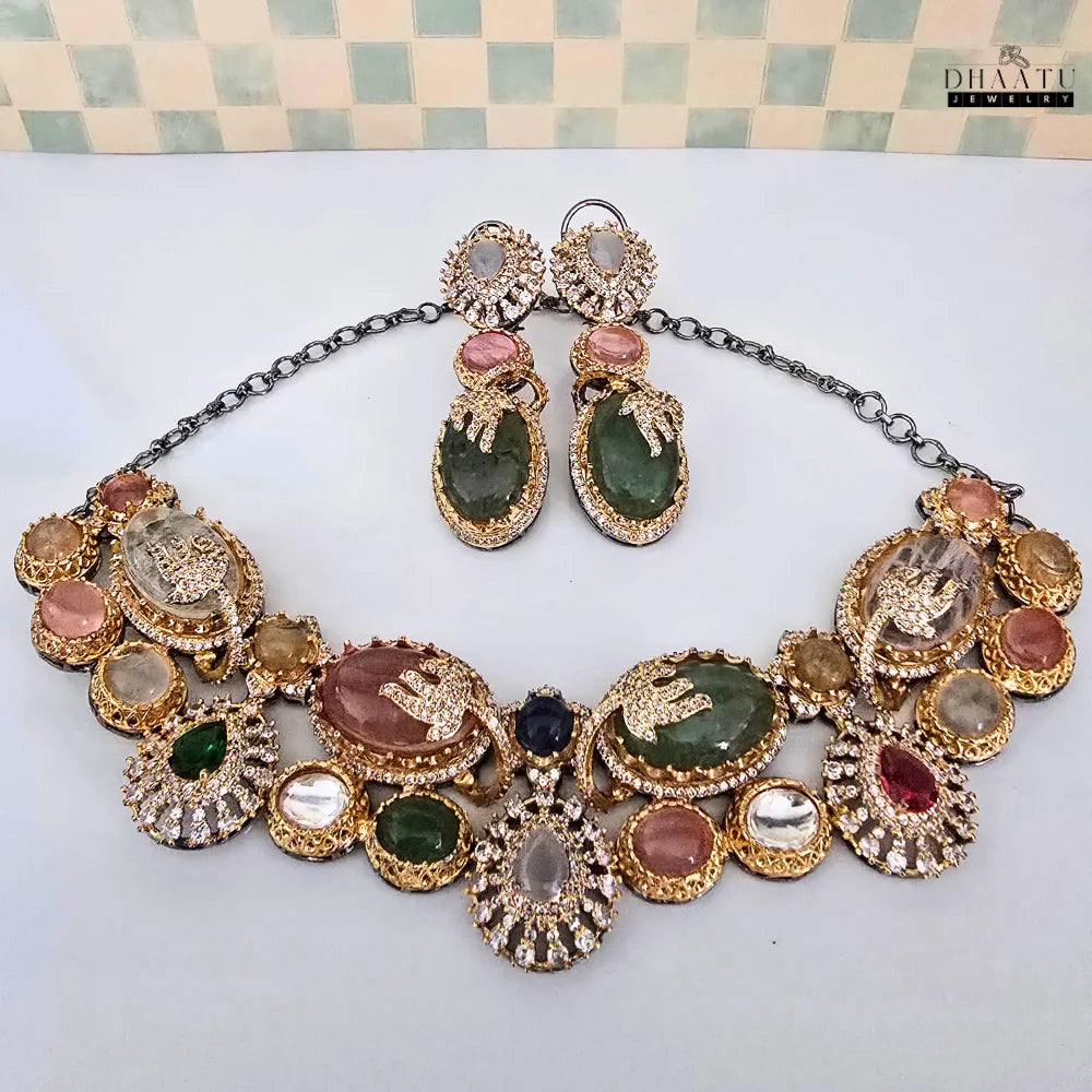 Rivaayat Collection: The 'Rani' Necklace & Earring Set