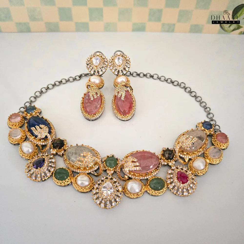 Rivaayat Collection: The 'Rani' Necklace & Earring Set