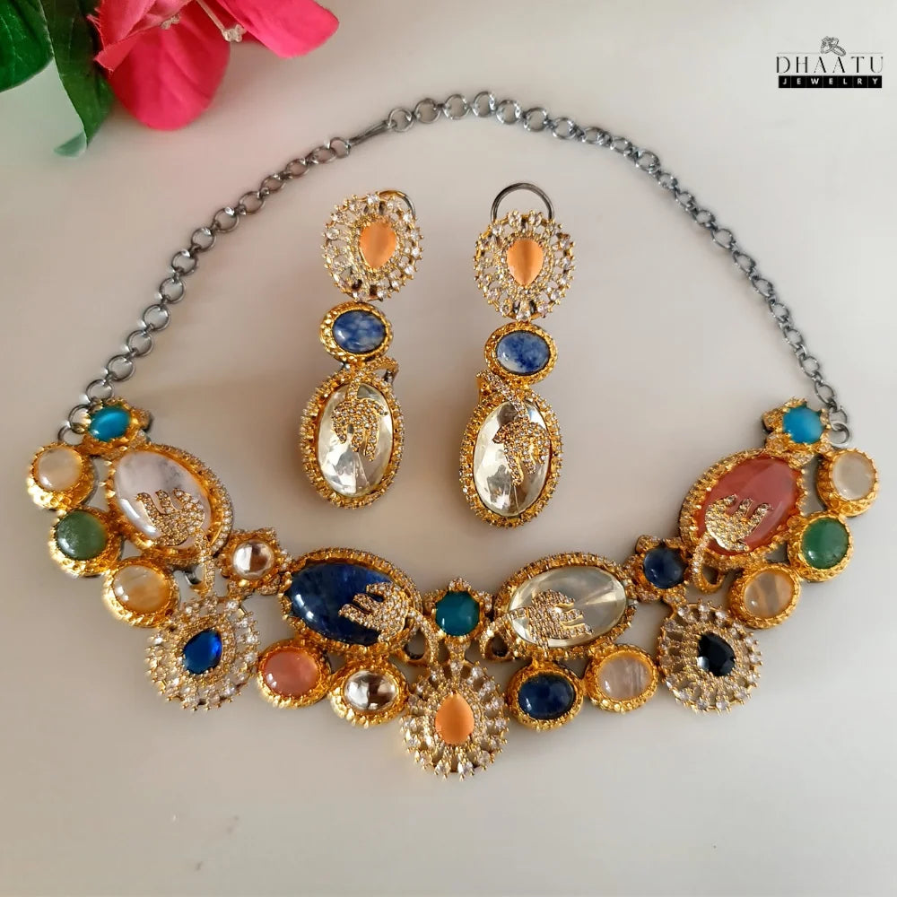 Rivaayat Collection: The 'Rani' Necklace & Earring Set