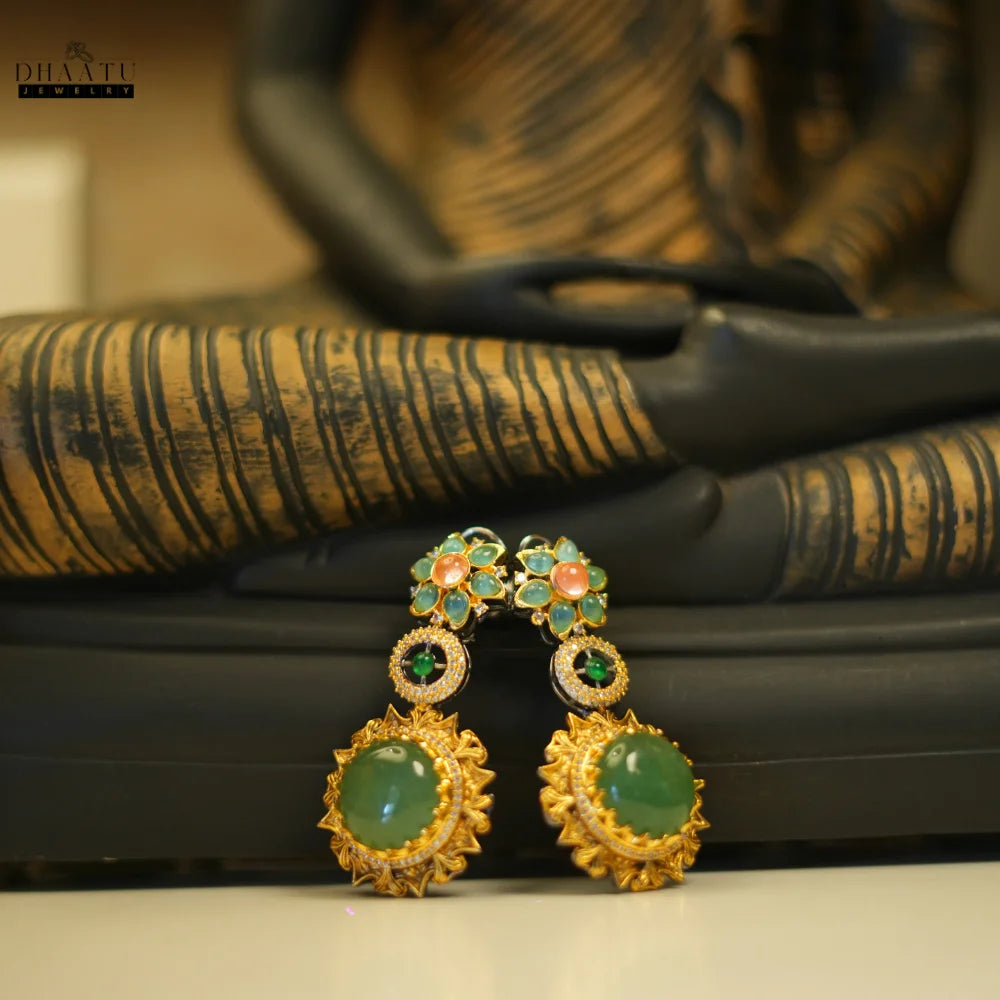Dhaatu Rivaayat Collection - "Ruhani" Statement Necklace Set